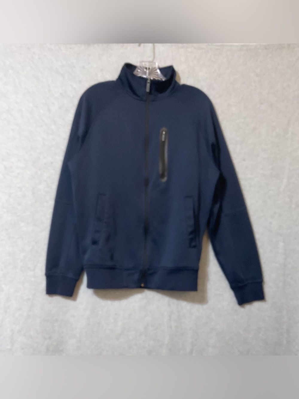 CSG Classic  Men's Sport  Navy Zip-Up Jacket SZ S